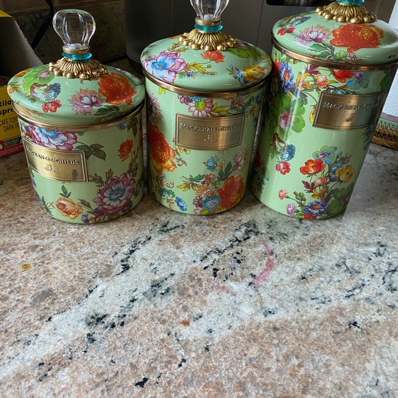 McKenzie Childs Canisters - Picture 2 of 2